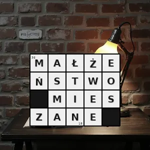 Hasło krzyżówkowe małżeństwo katolika z osobą nieochrzczoną - małżeństwo mieszane – rozwiązanie, synonimy, podpowiedzi i definicje krzyżówkowe